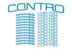 Zestaw naklejek Cannondale Contro 18mm obręcze