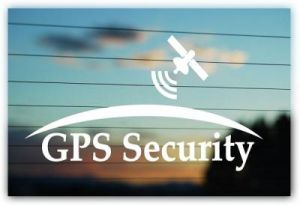 NAKLEJKA GPS SECURITY bezpieczny samochód